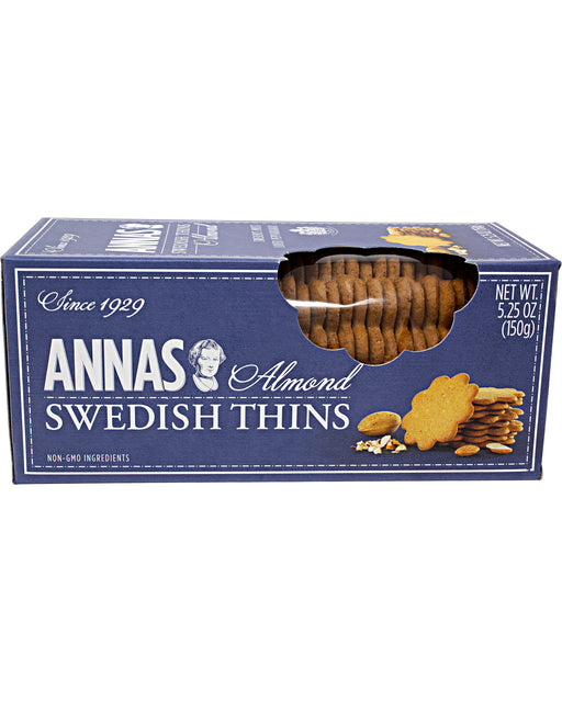 Annas Swedish Thins Almond (Pepparkakor Cookies)
