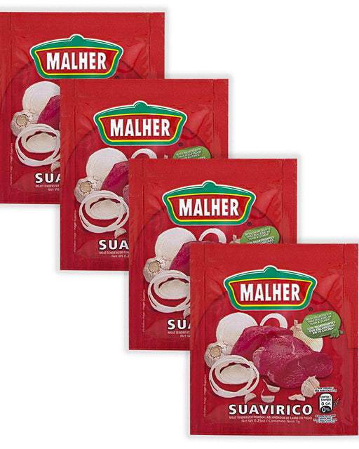 Malher Suavirico Seasoning and Meat Tenderizer (Pack of 4)