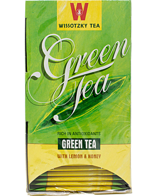 Wissotzky Green Tea with Lemon and Honey