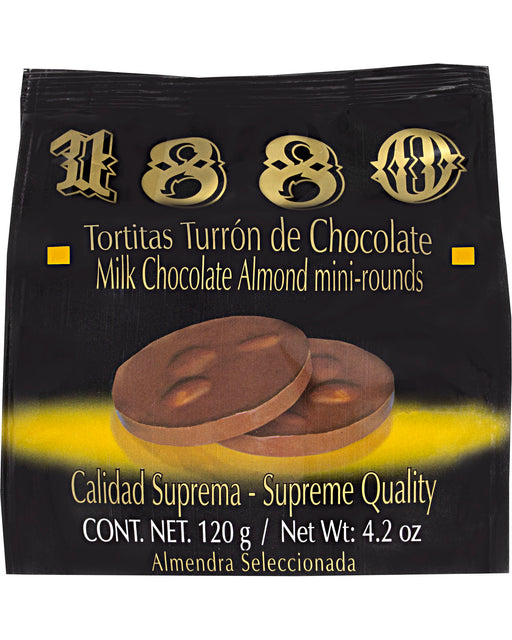 1880 Tortitas de Turron de Chocolate