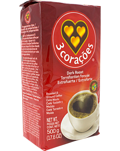3 Corações Coffee, Extraforte (Dark Roast Coffee)