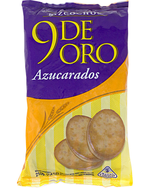 9 de Oro Bizcochos Azucarados (Argentinian Sweet Biscuits)