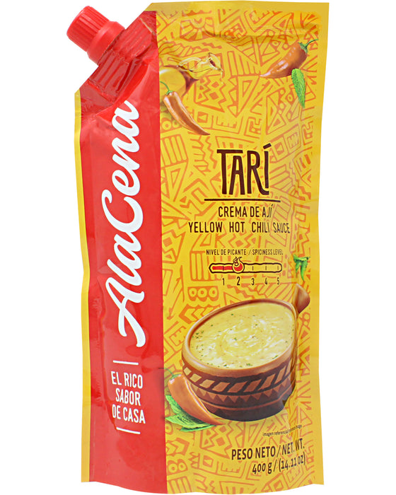 AlaCena Tari Crema de Aji (Yellow Hot Chili Sauce)