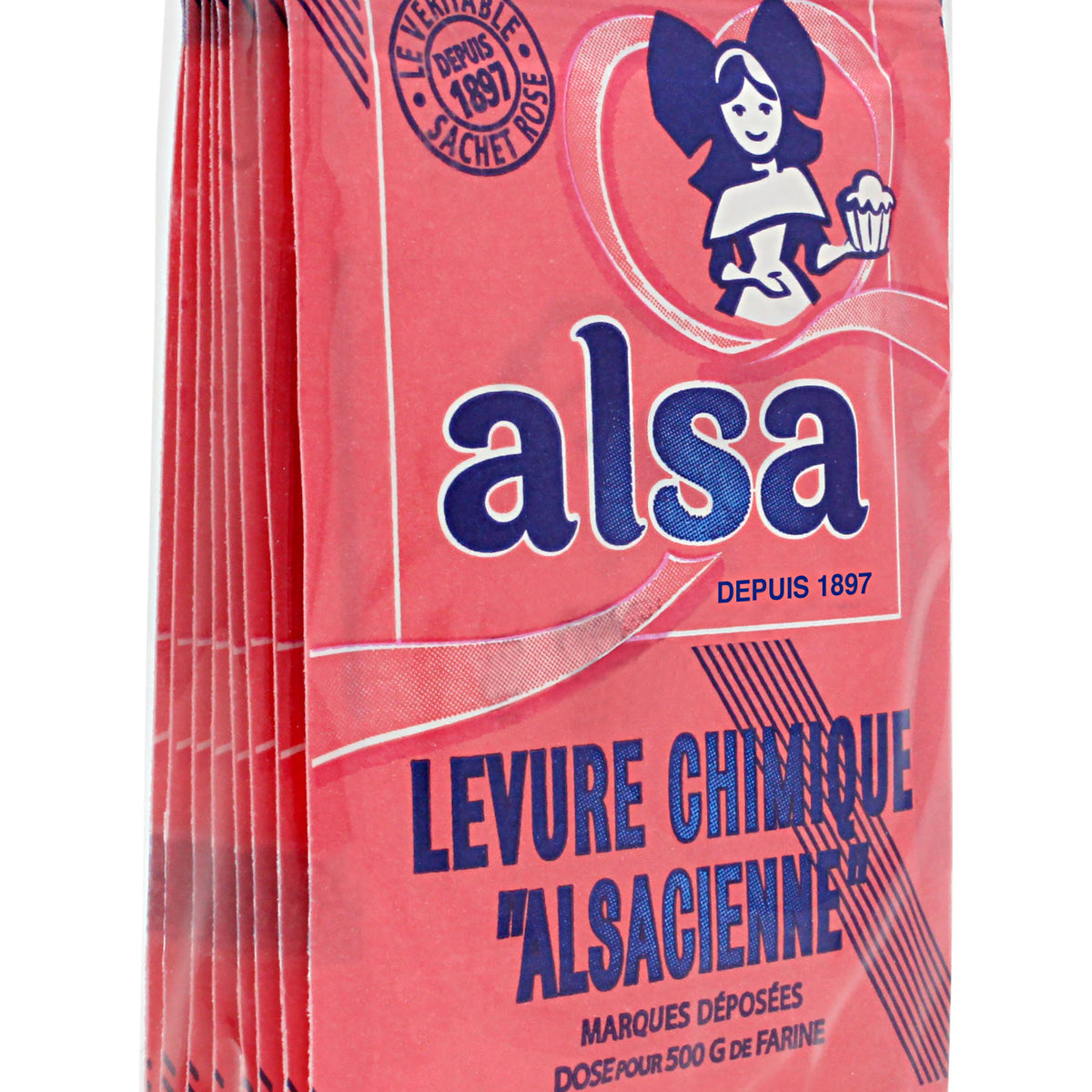 ALISA, Sachet Levure Chimique 8g x 10 – LJA Store