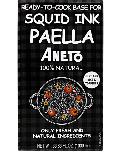 Aneto Squid Ink Paella Base Broth