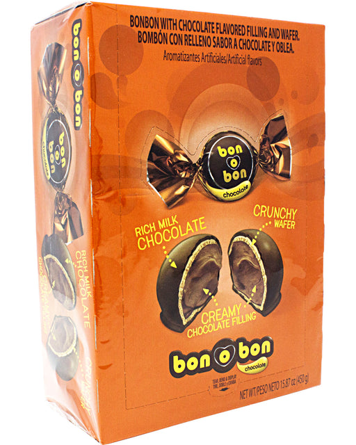 Bon O Bon Bonbons with Peanut Cream Filling and Wafer 450 Grs. 15.87 Ounce  (Pack of 1)