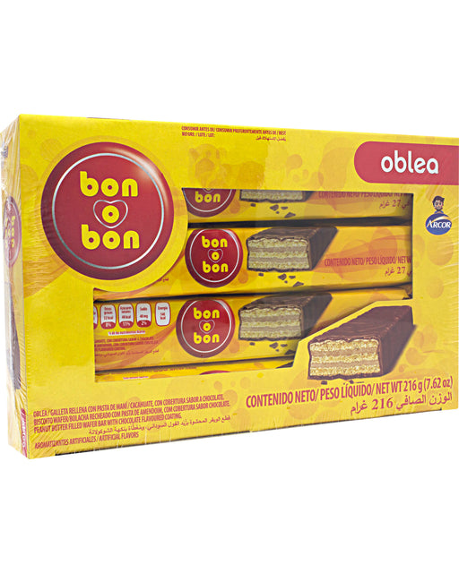 Arcor Bon o Bon Oblea (Peanut Butter-Filled Wafer)