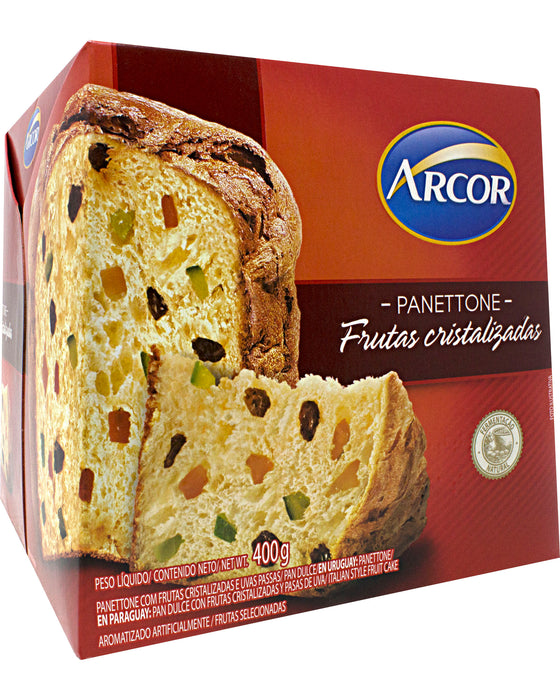Arcor Panettone Frutas Cristalizadas (Candied Fruit Cake) 