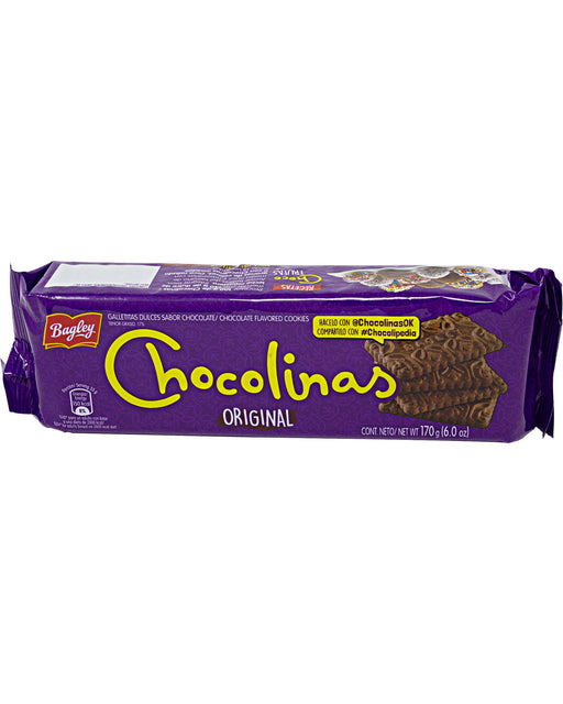 Bagley Chocolinas Chocolate Cookies