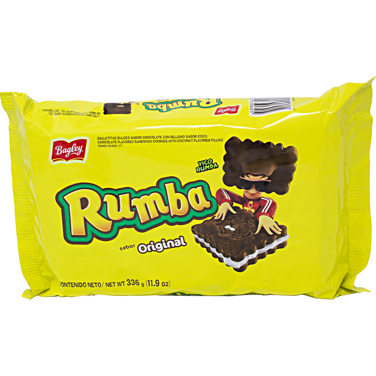 Bagley Rumba Cookies with Coconut Filling - 11.9 oz | A Little Taste