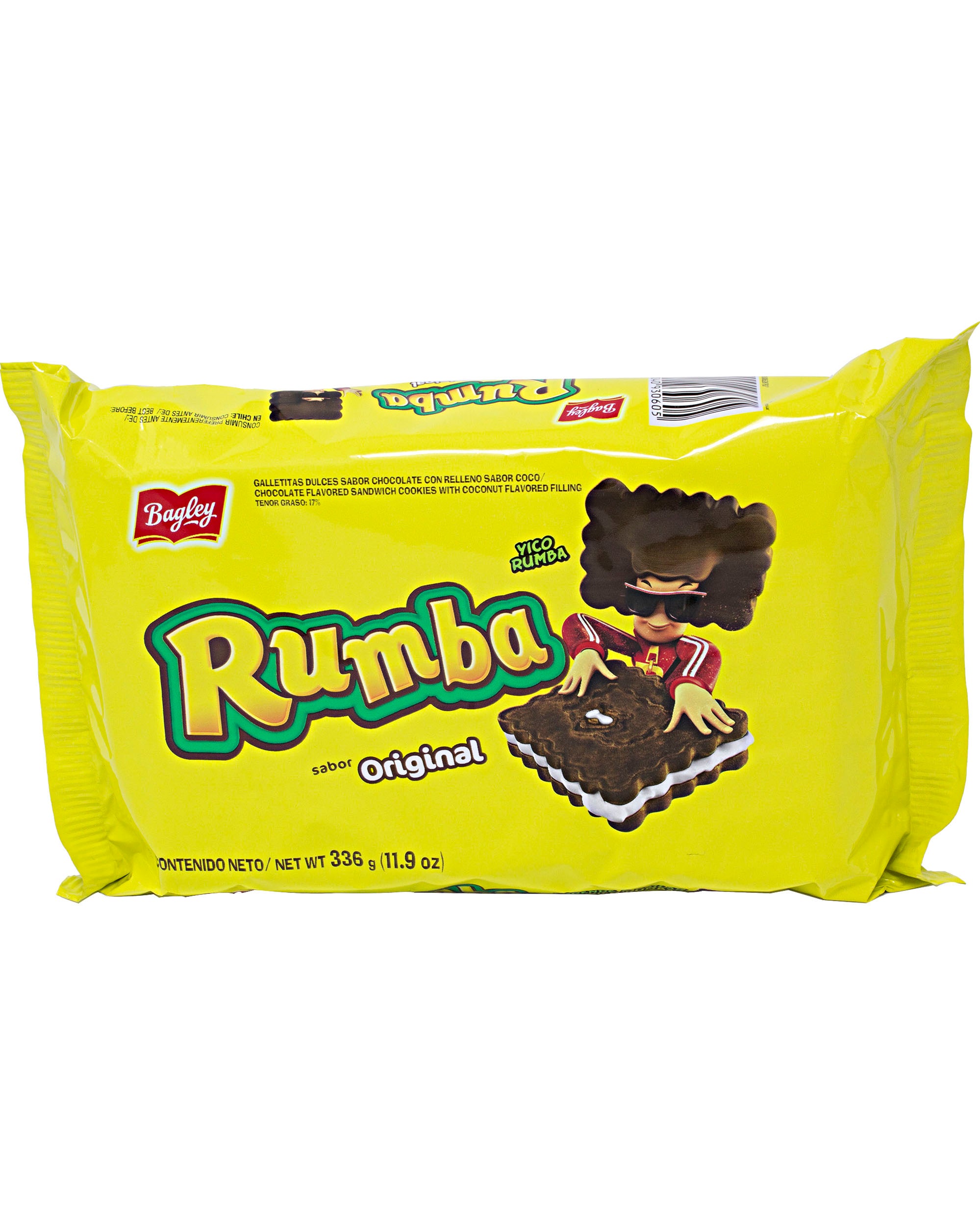 Bagley Rumba Cookies with Coconut Filling - 11.9 oz | A Little Taste