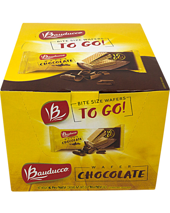 Bauducco To Go! Wafers, Bite-Size (Chocolate)