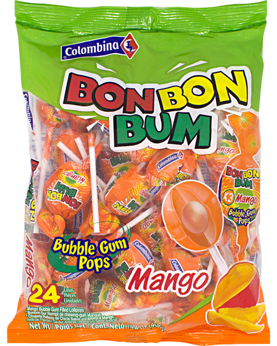 Bon Bon Bum Lollipops (Mango)