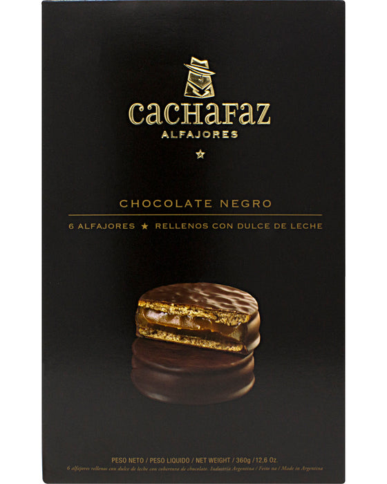 Cachafaz Alfajores (Dark Chocolate) - Front