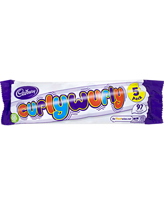 Cadbury Curly Wurly Chocolate Bar (Pack of 5)