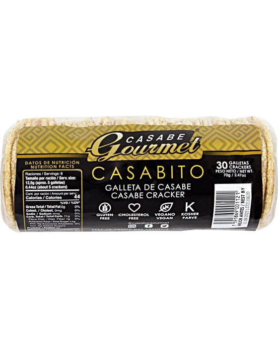Casabe Gourmet Casabito Cassava Crackers