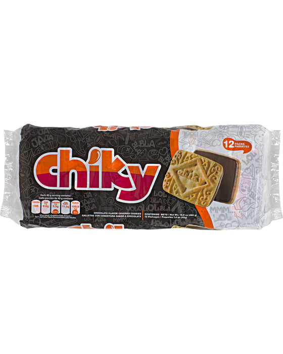 Chiky Cookies with Chocolate-Flavored Filling