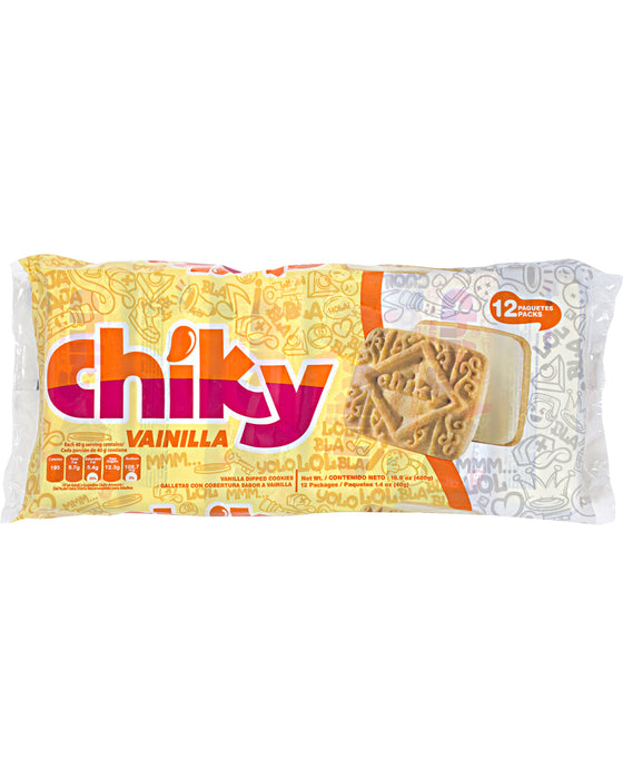 Chiky Cookies with Vanilla-Flavored Filling
