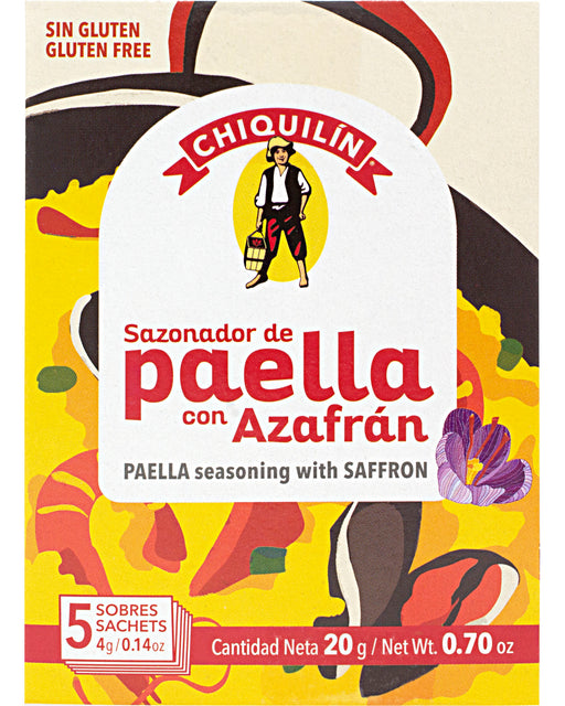 Chiquilin Sazonador de Paella (Seasoning with Saffron)