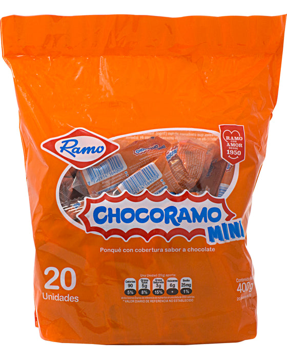 Chocoramo Mini Chocolate-covered Vanilla Cake (Pack of 20)
