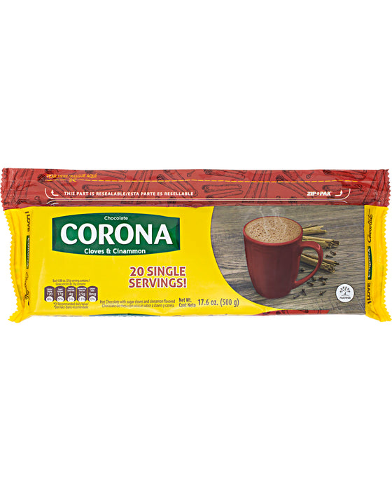 Corona Chocolate Tablet with Cloves and Cinnamon