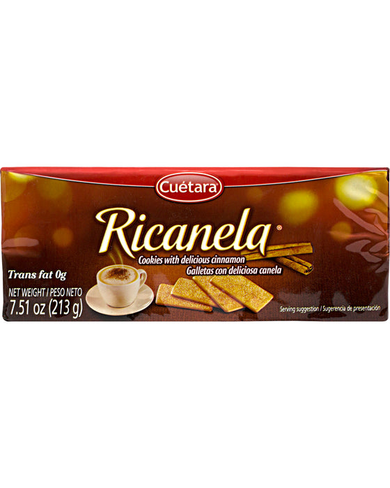 Cuetara Napolitanas Cinnamon Cookies (Ricanela) - Back