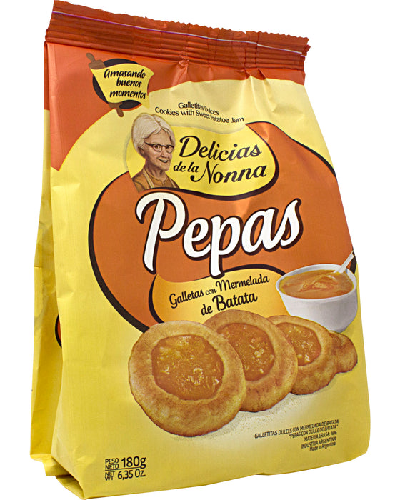 Delicias de la Nonna Pepas de Batata (Cookies with Sweet Potato Jam) 
