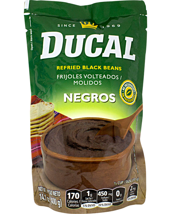 Ducal Frijoles Volteados (Refried Black Beans)