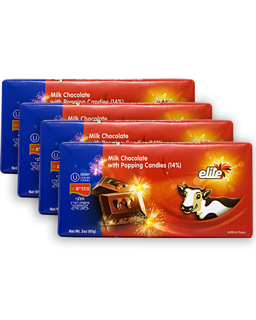 Elite Milk Chocolate with Popping Candy - Pack of 4 