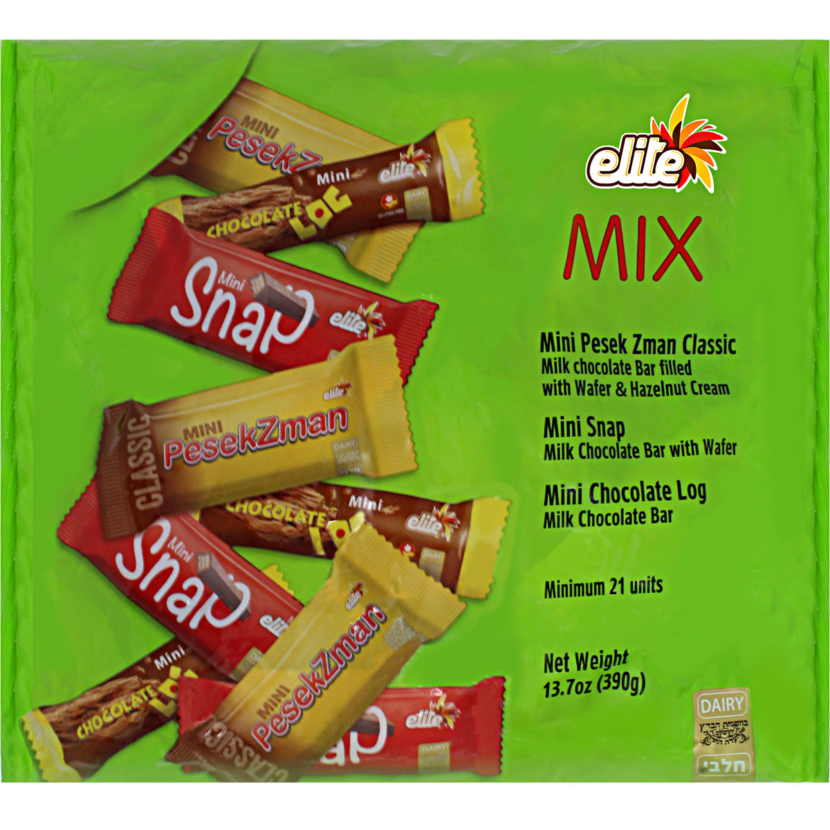 Elite Mini Mix Chocolate Family Pack - 14 OZ – Pars Kosher Market