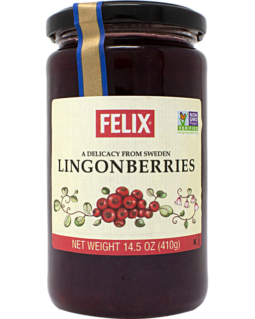 Felix Lingonberries (Swedish Natural Lingonberry Jam)