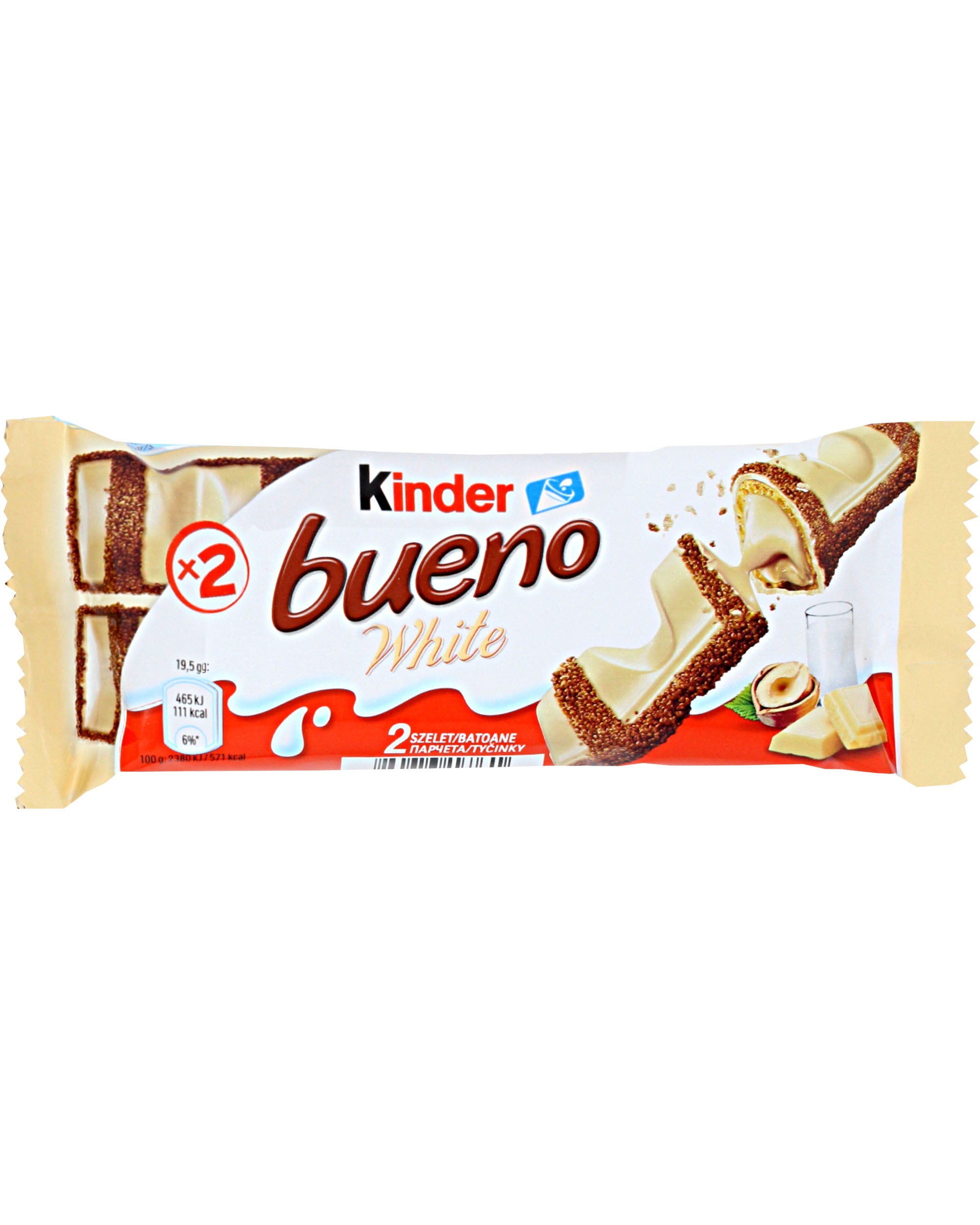 Ferrero Kinder Bueno White Chocolate Wafer - 1.3 oz / 39 g