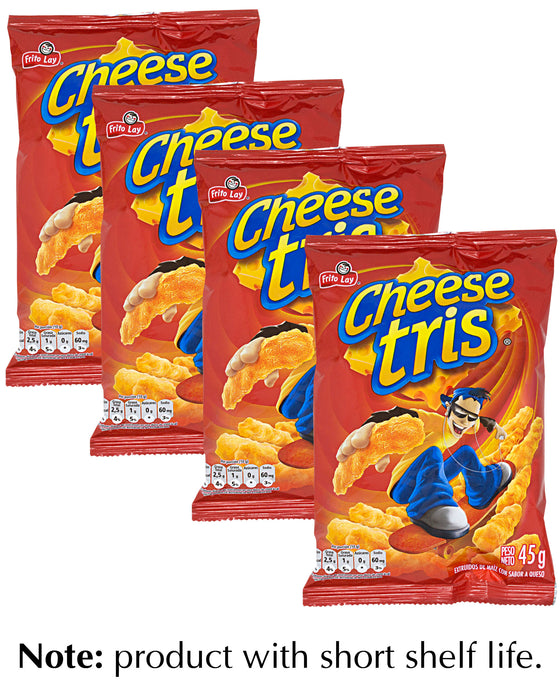 Frito Lay Cheese Tris Cheese Puffs (Pack of 4) 