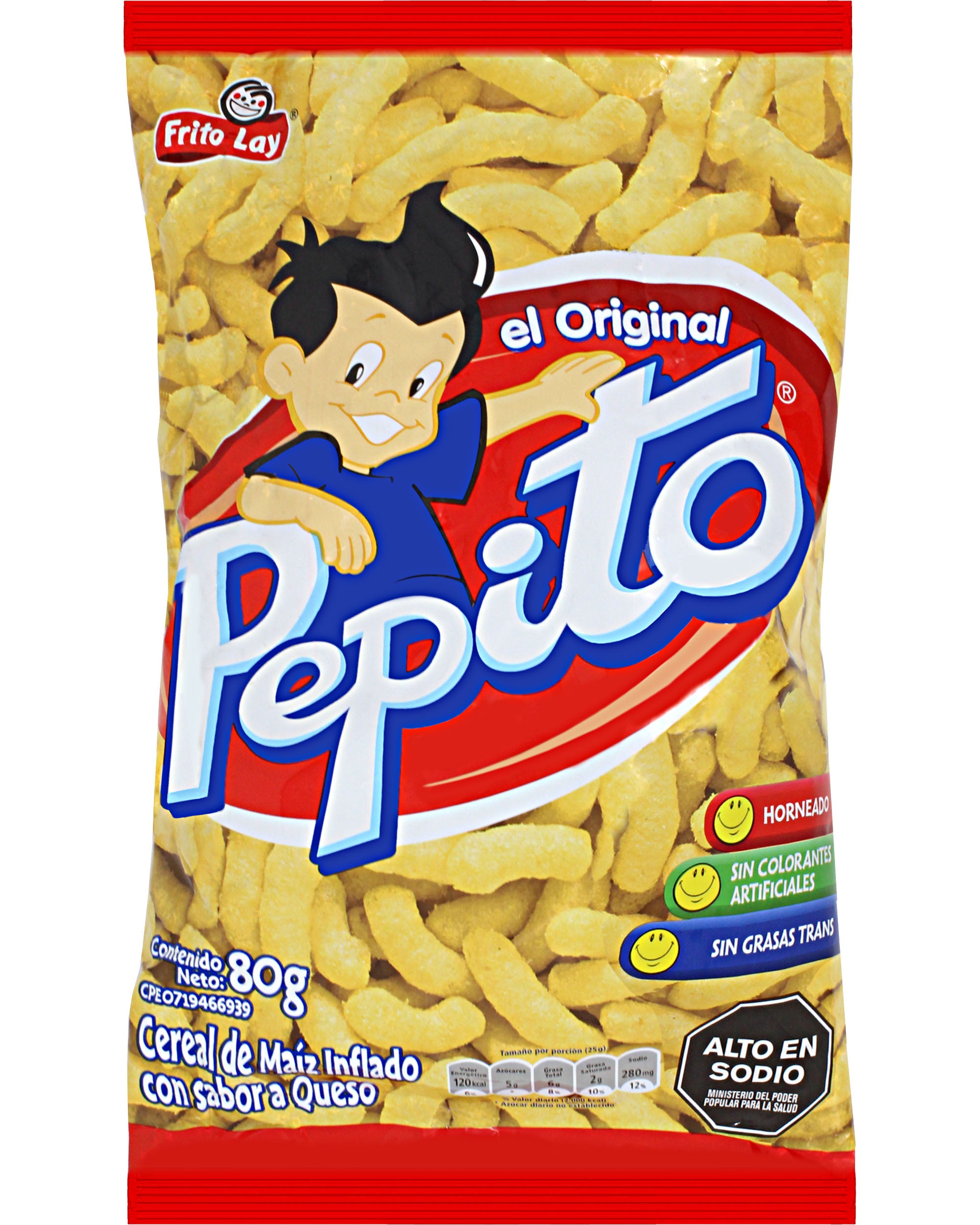 Frito Lay Pepito (Cheese-Flavored Corn Puffs) (Large Bag) - 2.8 oz / 80 g