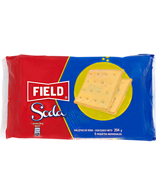 Galletas de Soda Field (Soda Crackers) (Pack of 6)
