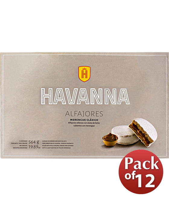 Havanna Alfajores (Classic Meringue) (Box of 12) Front