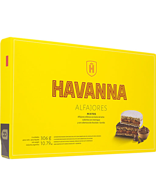Havanna Alfajores (Mixed Chocolate and Meringue Coating)