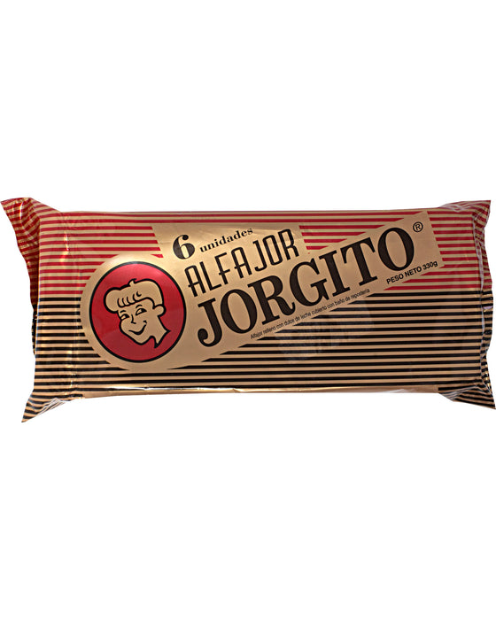 Jorgito Alfajores with Chocolate (Pack of 6)