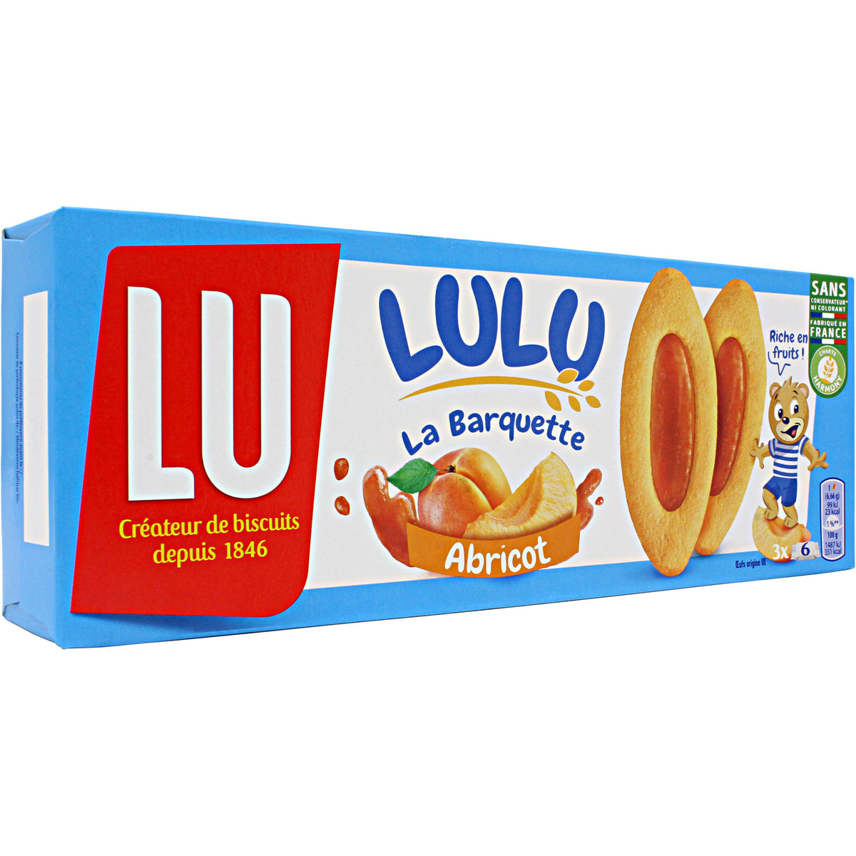 LU Lulu La Barquette (Cookies with Apricot Jam) - 4.2 oz / 120 g