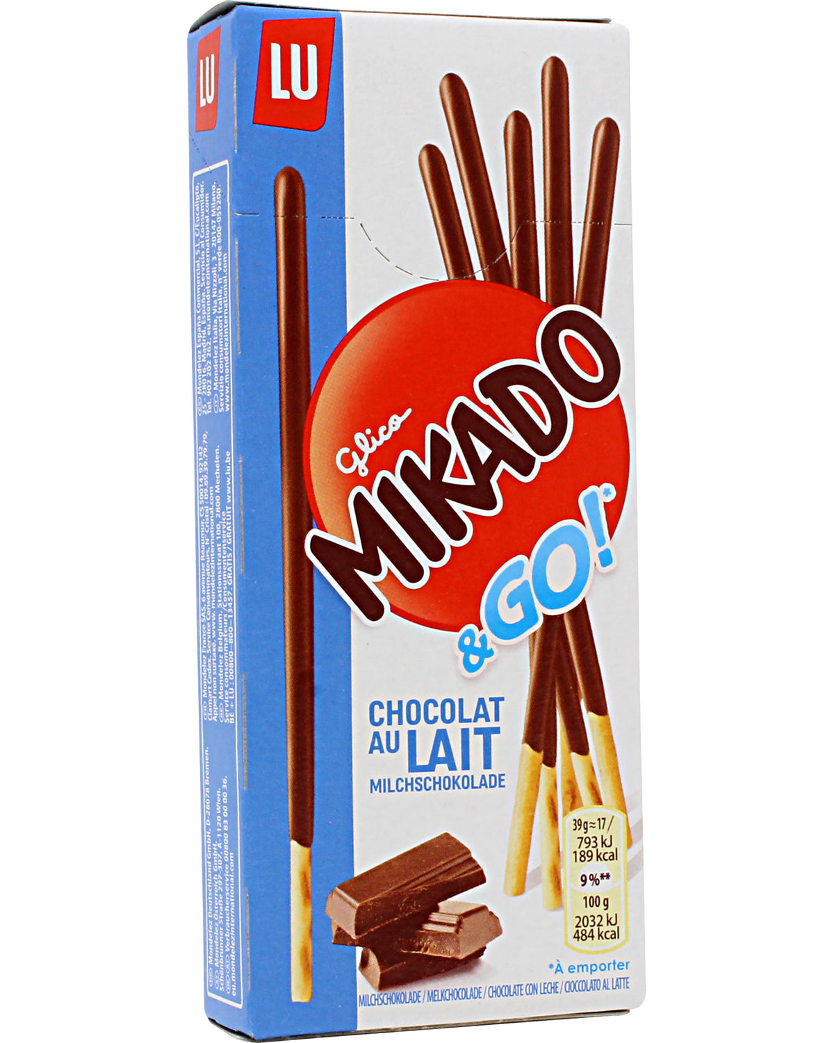 Buy Lu Mikado au Chocolat Lait 75 gr Online 