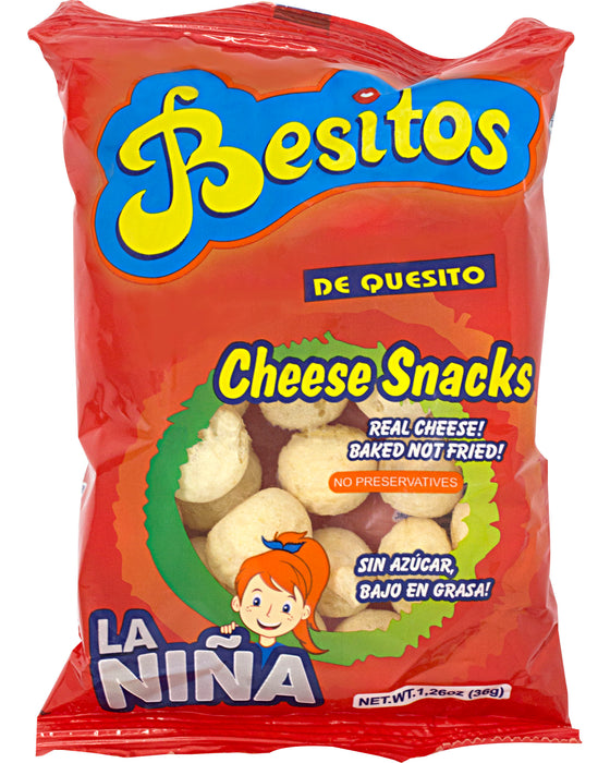 La Niña Besitos (Colombian Cheese Snacks)
