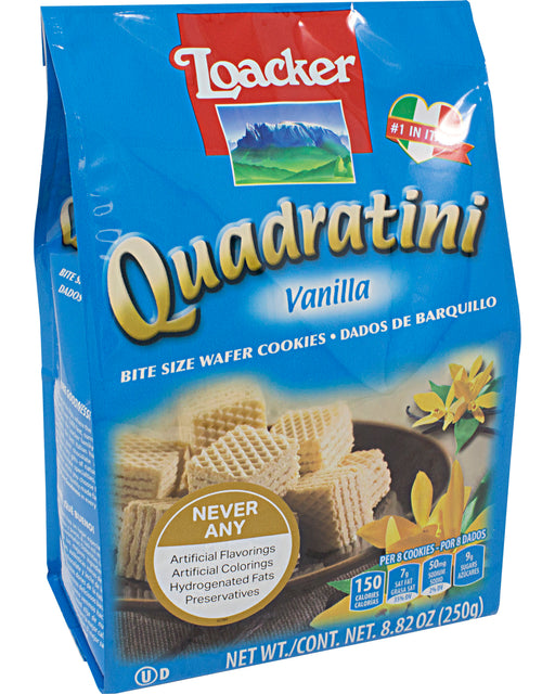 Loacker Quadratini Vanilla Wafer Cookies
