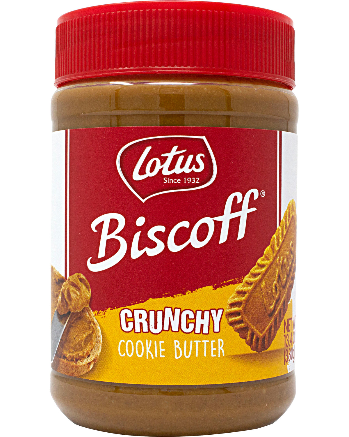 Lotus Biscoff Cookie Butter Spread (Crunchy) - 13.4oz