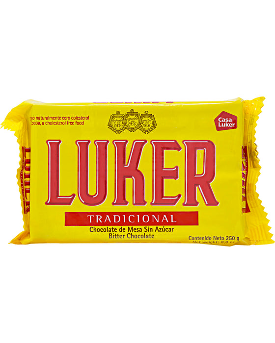 Luker Chocolate Traditional (Bitter, Sugar-Free)
