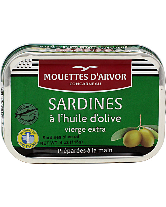 Mouettes d'Arvor Sardines with Olive Oil