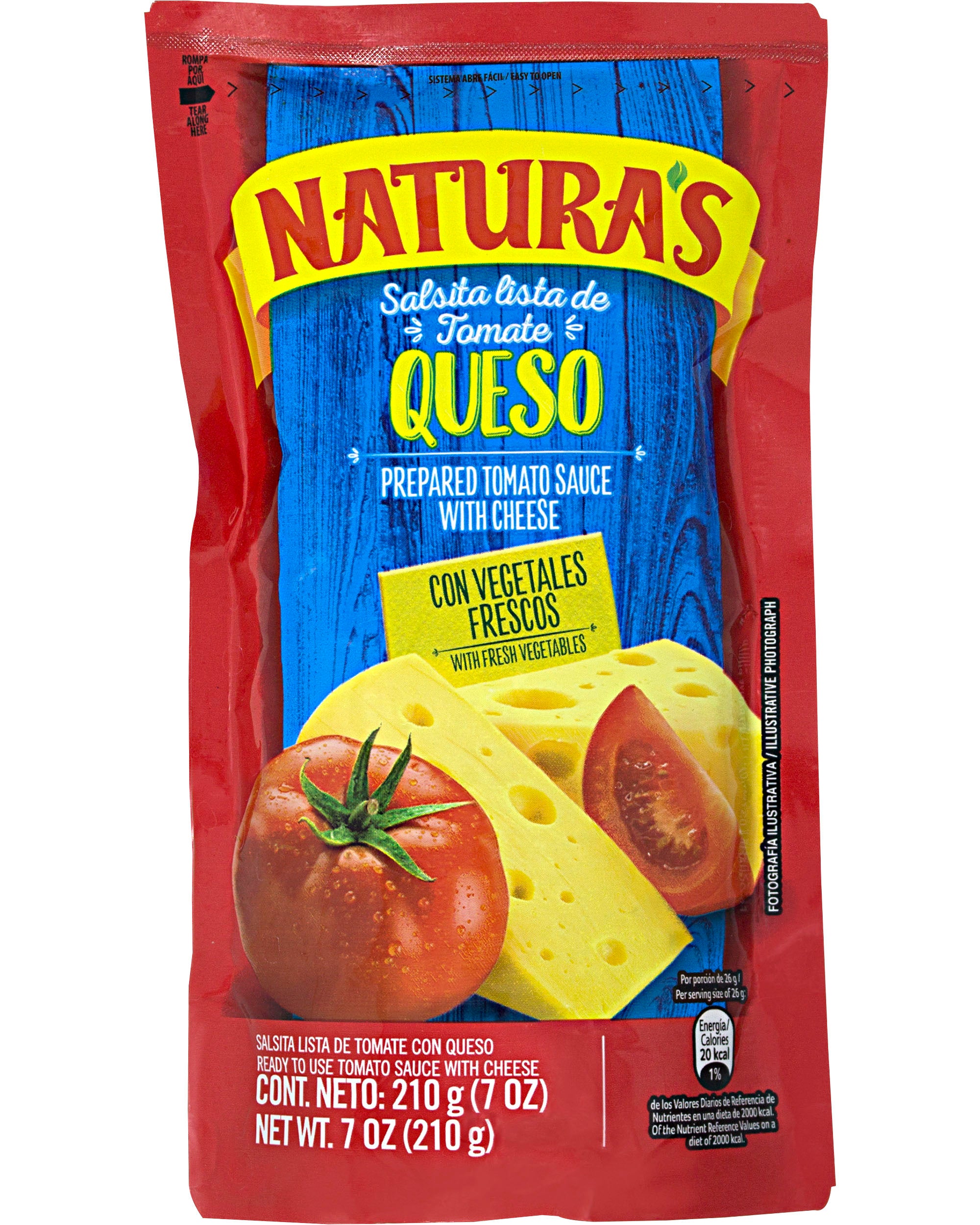 Natura's Salsa con Queso (Tomato and Cheese Sauce) | A Little Taste