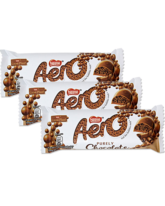 Nestle Aero Milk Chocolate Bar (Pack of 3)