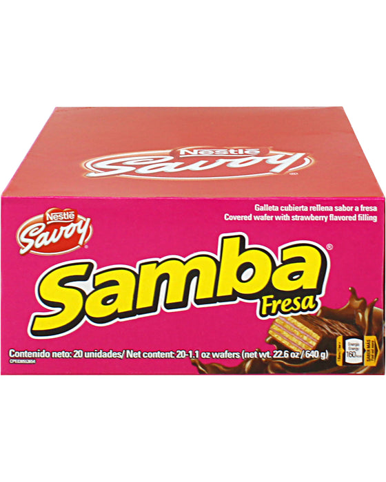 Nestle Savoy Samba Strawberry (Box of 20)