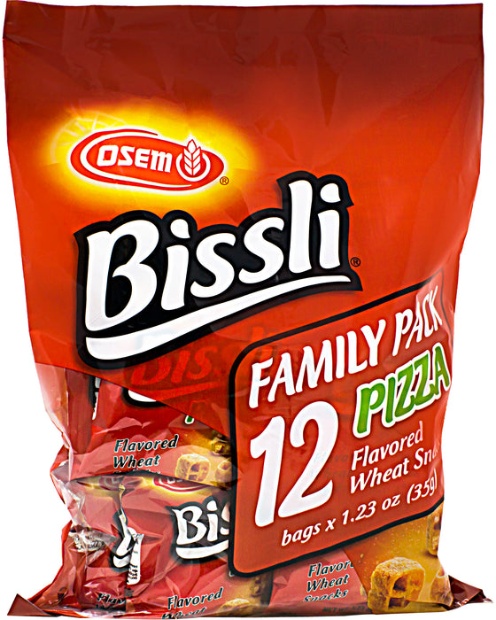 Osem Bissli with Pizza Flavor (Israeli Snack) (Pack of 12)
