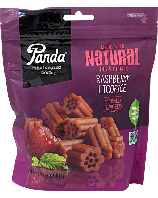 Panda All Natural Raspberry Licorice Candy